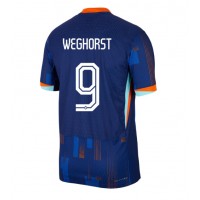 Maglie da calcio Olanda Wout Weghorst #9 Seconda Maglia Europei 2024 Manica Corta
